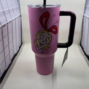 Pink cindy lou who the grinch Tumbler
